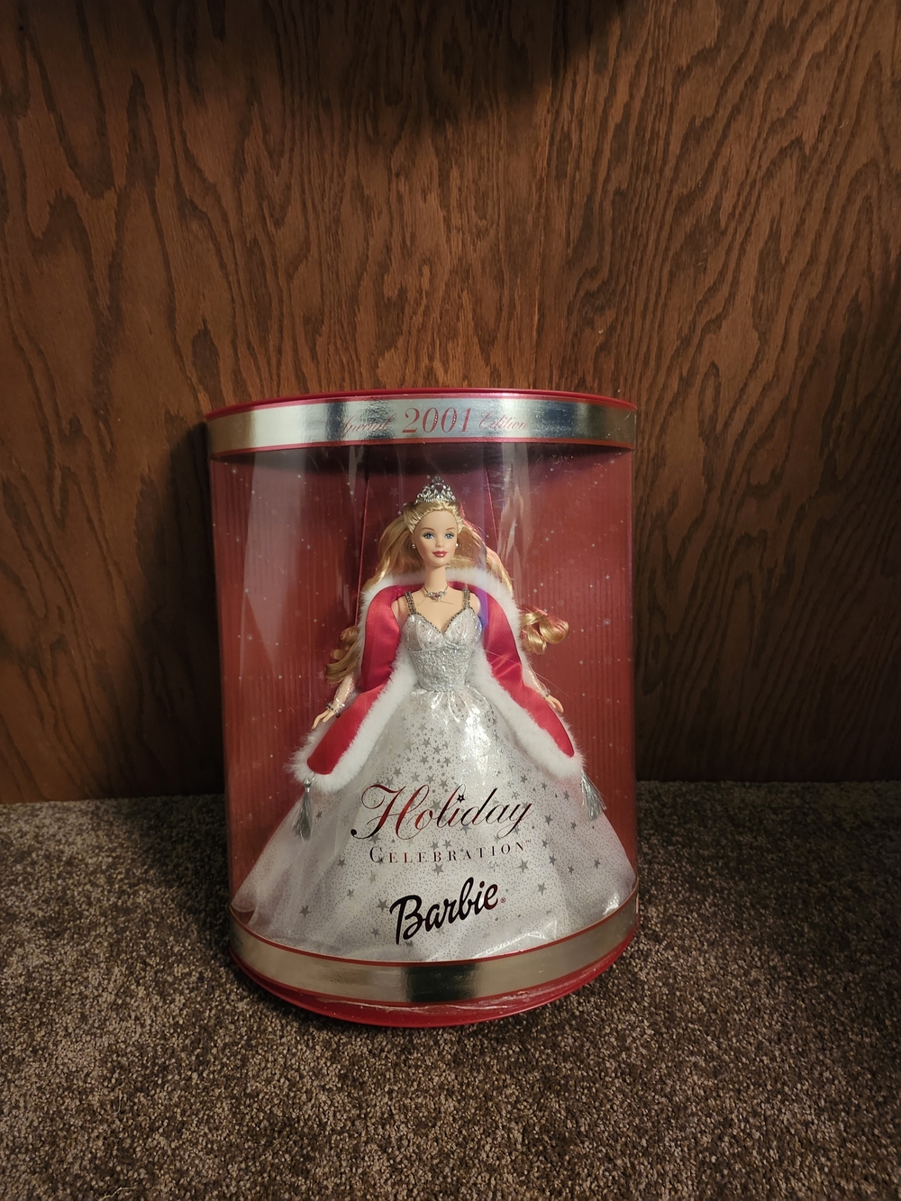 NIB Vintage 2001 Barbie Holiday Celebration Special Edition Barbie Doll